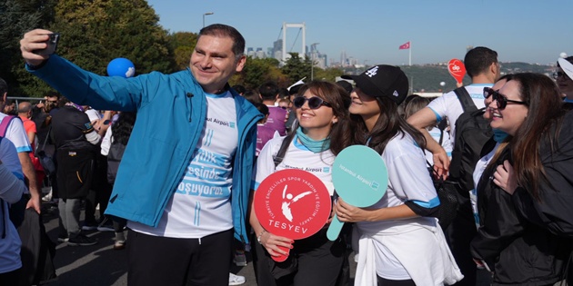 İGA İstanbul Havalimanı Çalışanları Engelliler İçin Koştu